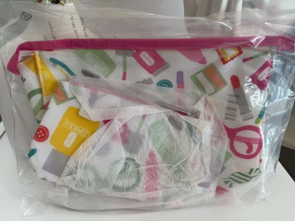 Bnew Clinique Cosmetic Makeup Bag Set 2 Pieces